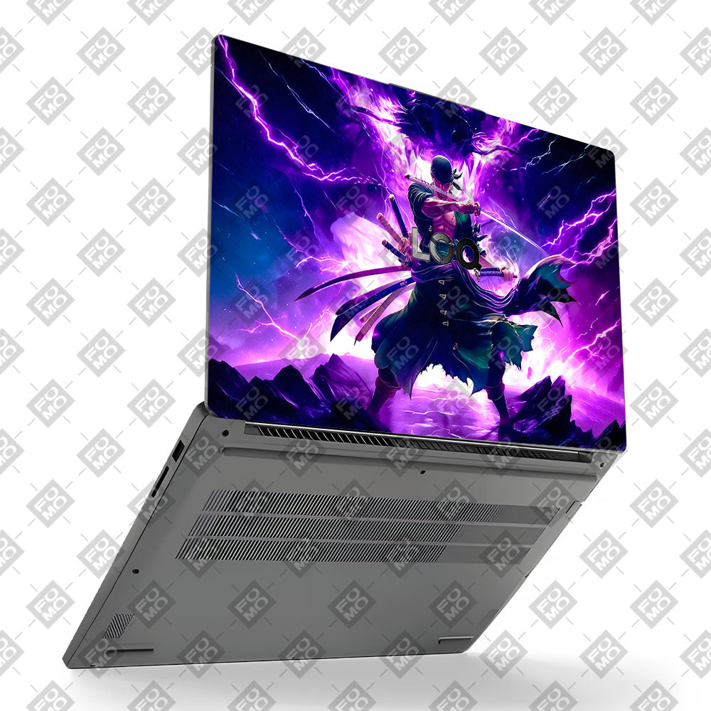 Roronoa Zoro Hell Mode Lenovo LOQ Essential 15IAX9E Laptop Skin