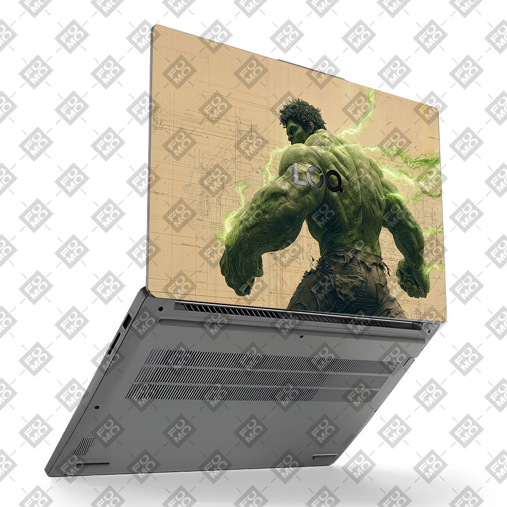 Hulk Unleashed Lenovo LOQ Essential 15IAX9E Laptop Skin