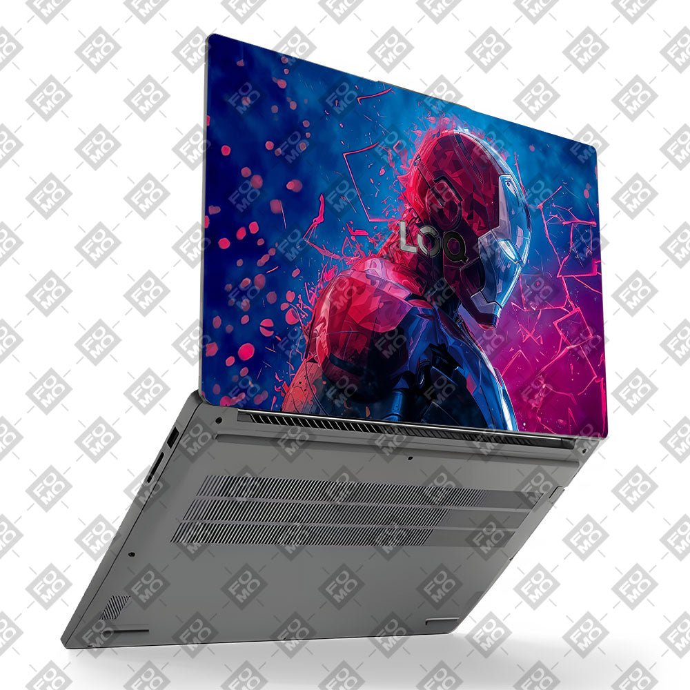 Iron Man Neon Tech Lenovo LOQ Essential 15IAX9E Laptop Skin