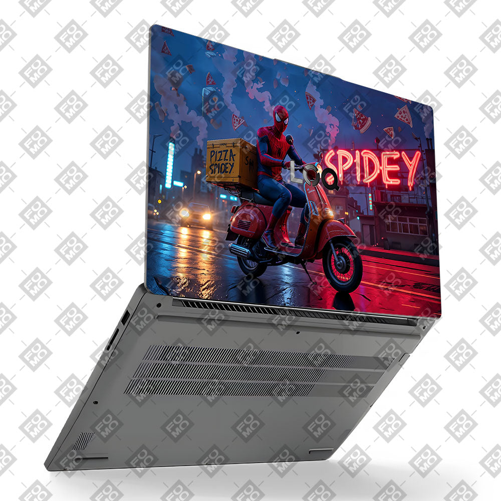 Pizza Spidey Lenovo LOQ Essential 15IAX9E Laptop Skin