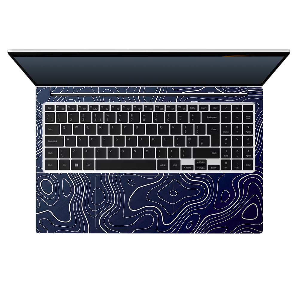 Fluid Lines Design Samsung Galaxy Book 4 15.6 Laptop Skin