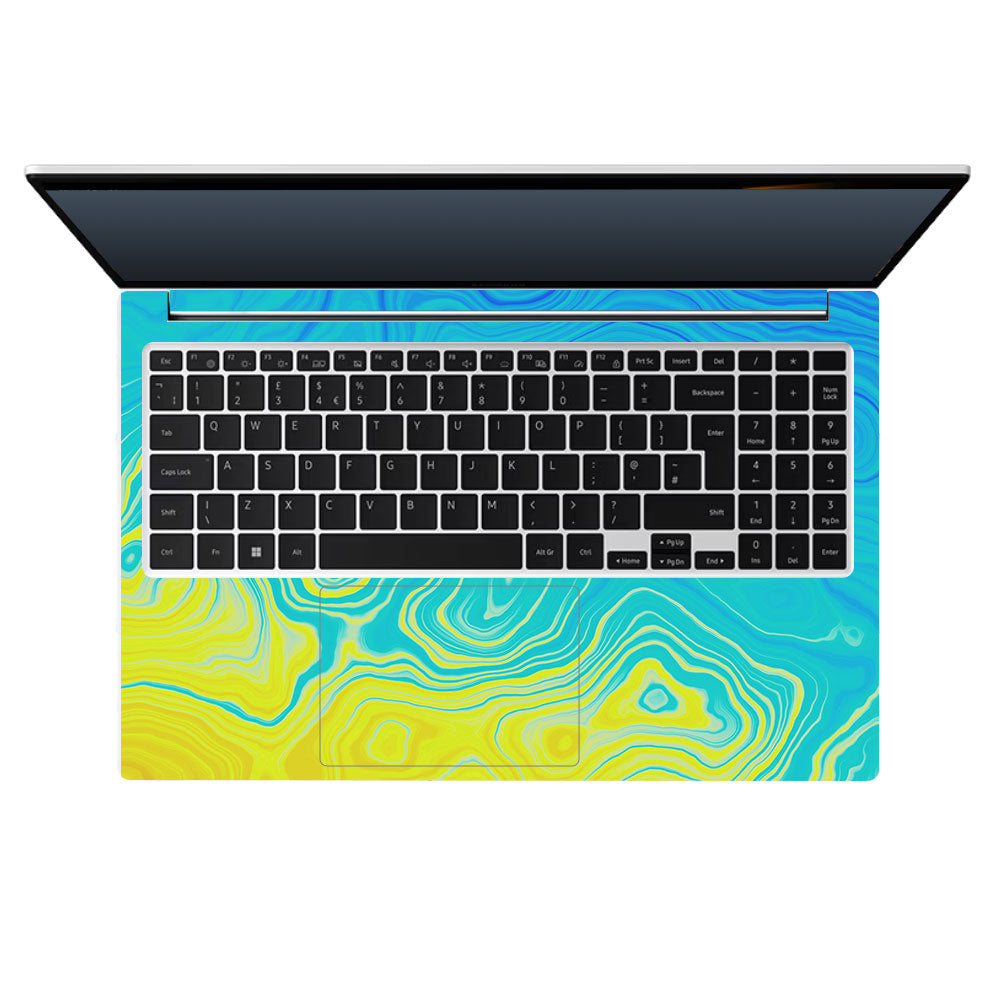 Ocean Gradient Waves Samsung Galaxy Book 4 15.6 Laptop Skin