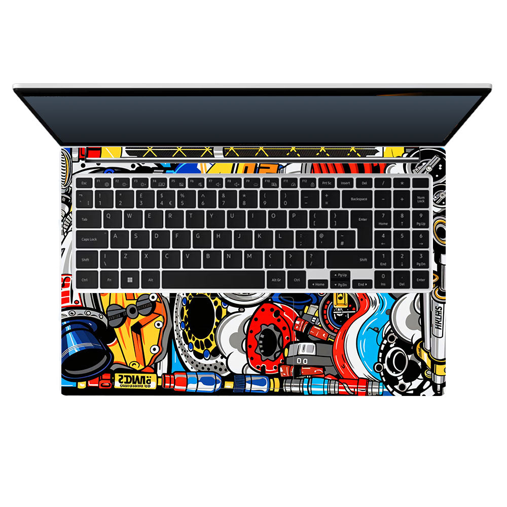 Mechanical Chaos Samsung Galaxy Book 4 15.6 Laptop Skin