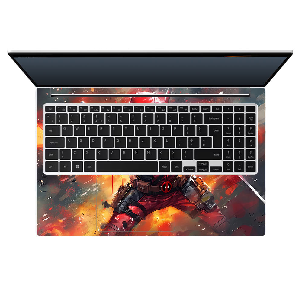 Red Comic Antihero Samsung Galaxy Book 4 15.6 Laptop Skin