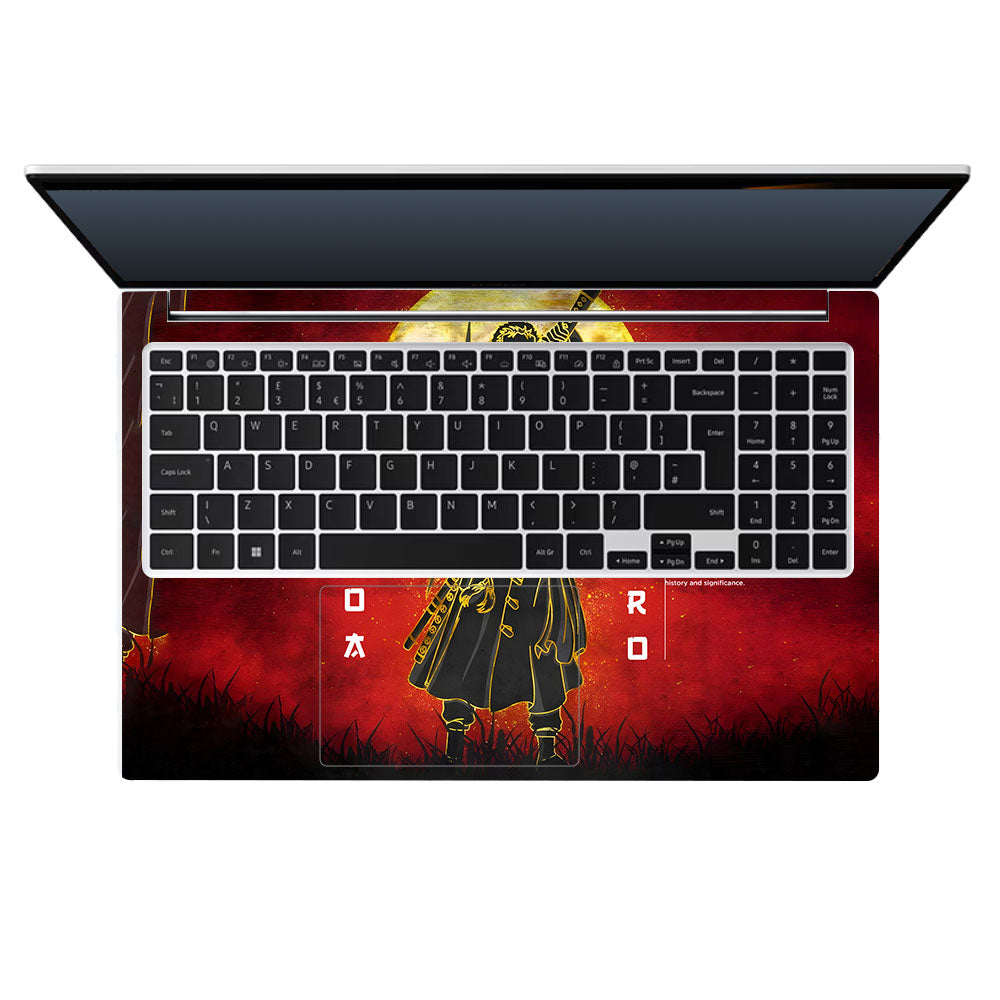 Zoro Under Golden Moon Samsung Galaxy Book 4 15.6 Laptop Skin