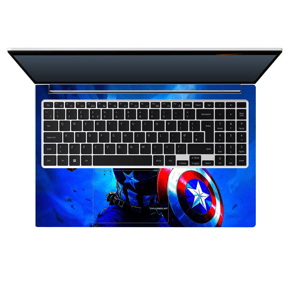 Shield of Justice Captain America Samsung Galaxy Book 4 15.6 Laptop Skin