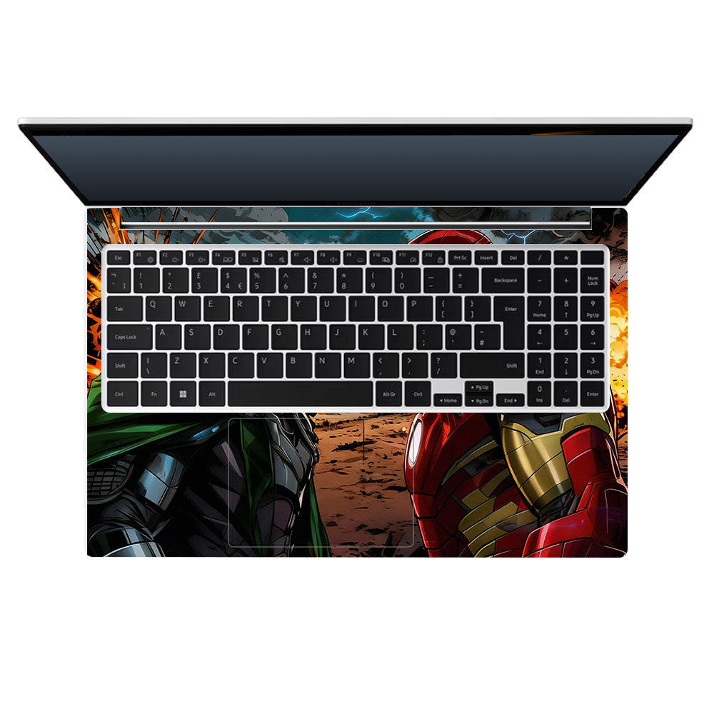 Iron Man vs Doom Samsung Galaxy Book 4 15.6 Laptop Skin