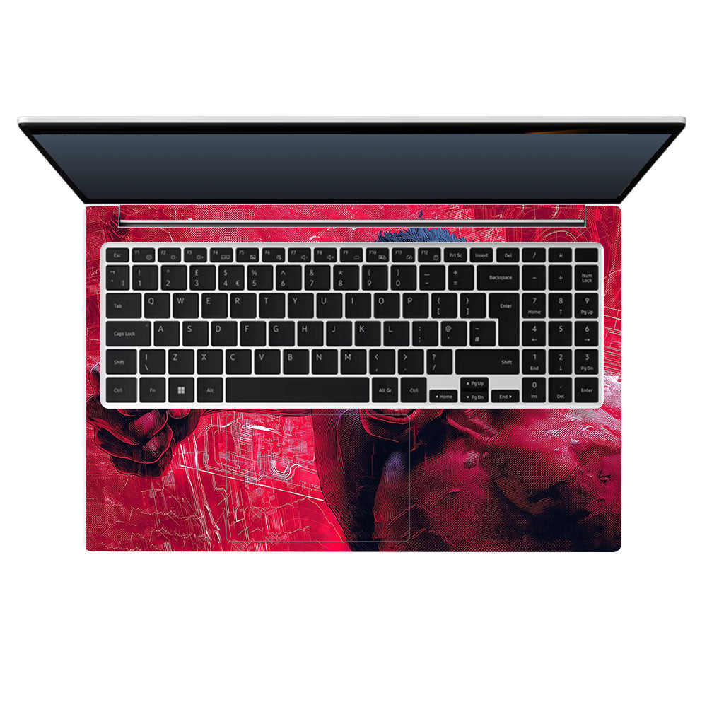 Gamma Rage Red Hulk Samsung Galaxy Book 4 15.6 Laptop Skin