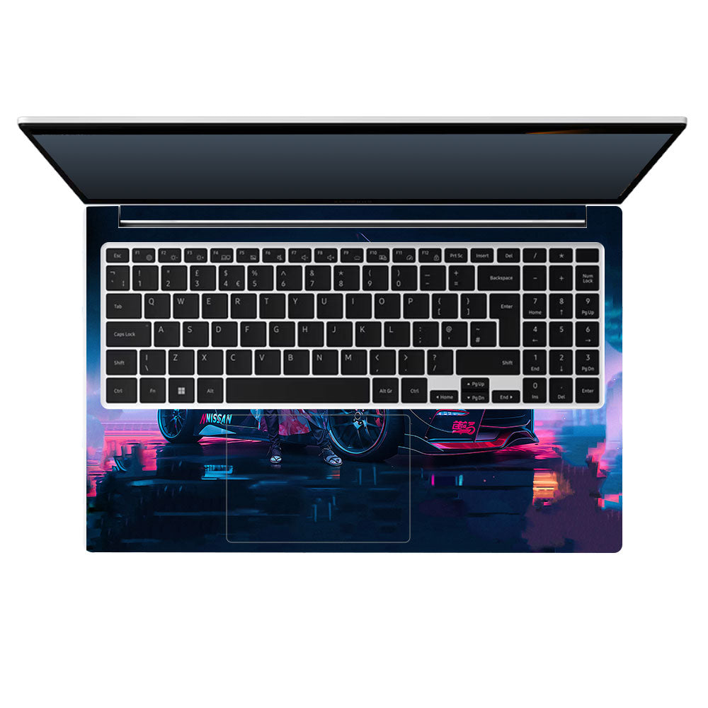 Neon Bloom Nezuko Racer Samsung Galaxy Book 4 15.6 Laptop Skin