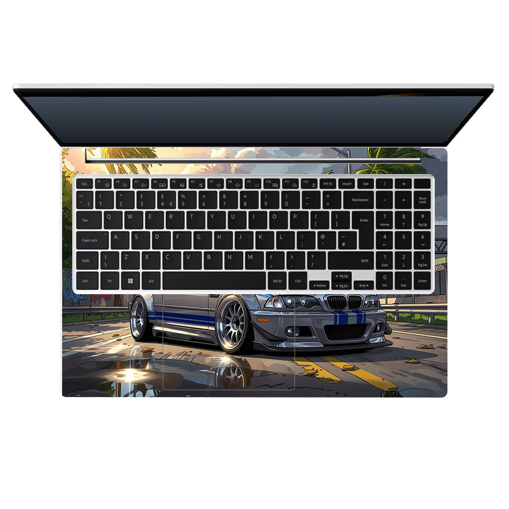 Street Icon BMW E46 Drift Legend Samsung Galaxy Book 4 15.6 Laptop Skin