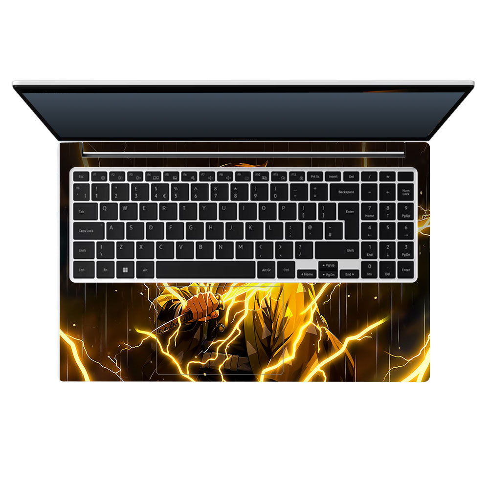 Thunder Soul Lightning Zenitsu Samsung Galaxy Book 4 15.6 Laptop Skin