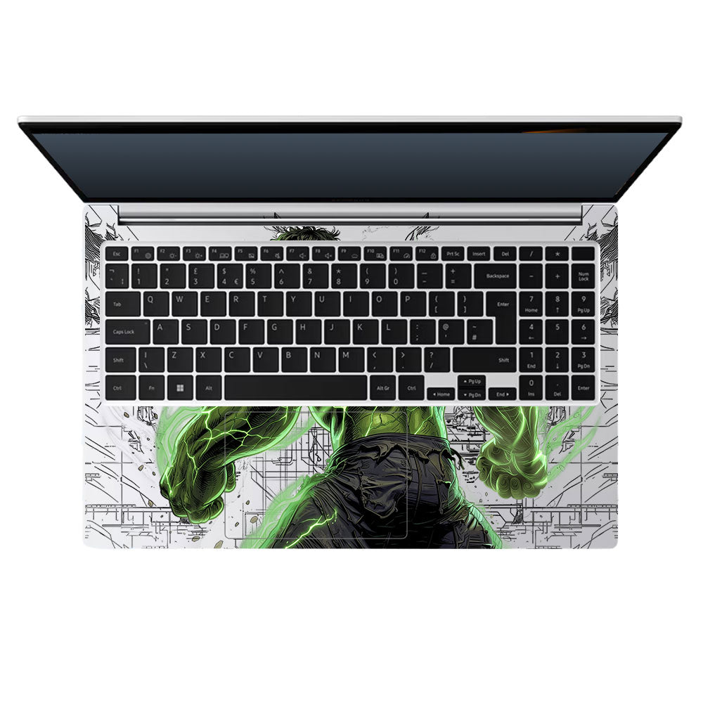 Transparent Hulk Smash Samsung Galaxy Book 4 15.6 Laptop Skin