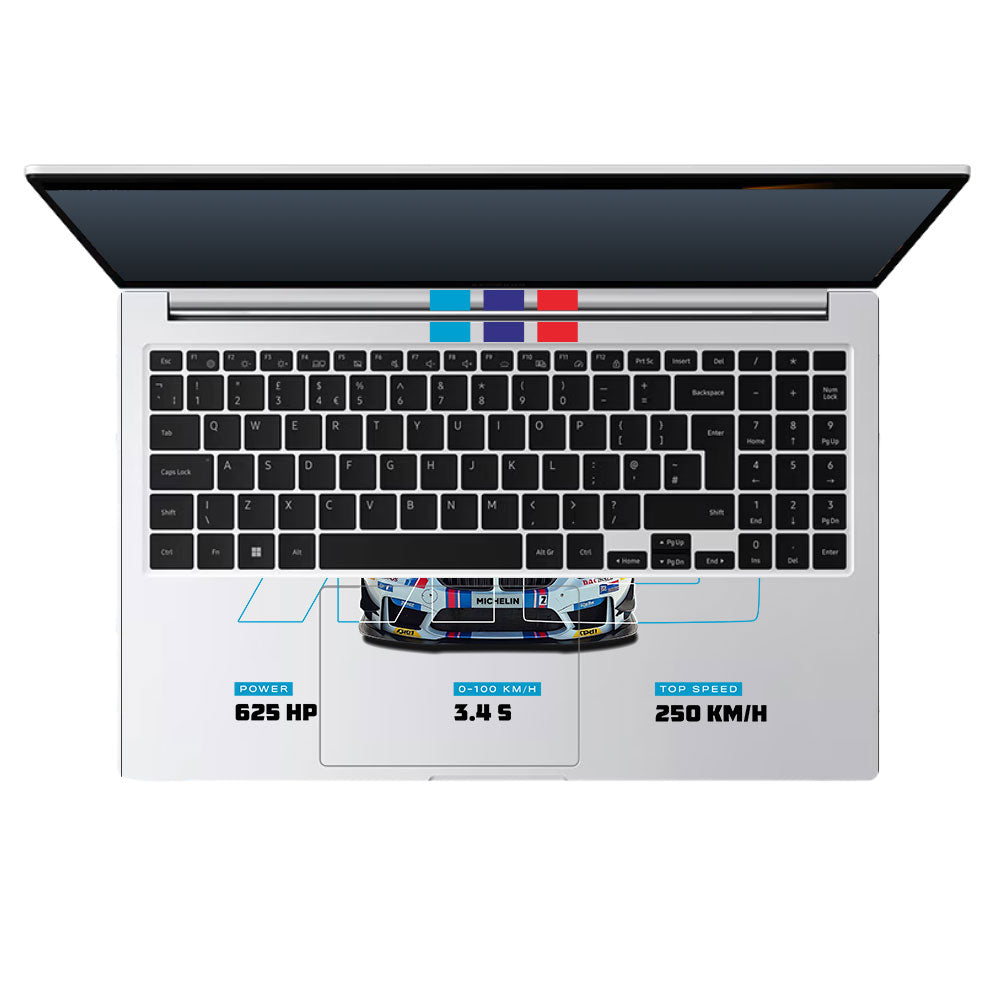 Transparent BMW M5 Samsung Galaxy Book 4 15.6 Laptop Skin