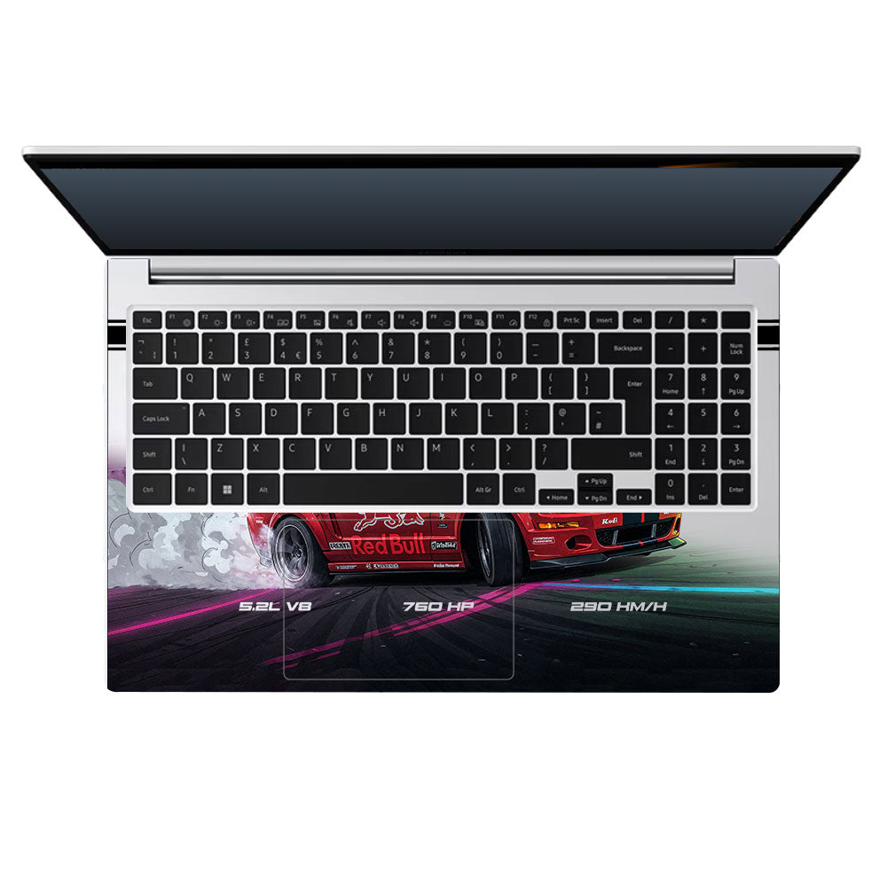 Transparent Shelby GT500 Red Bull Venom Samsung Galaxy Book 4 15.6 Laptop Skin