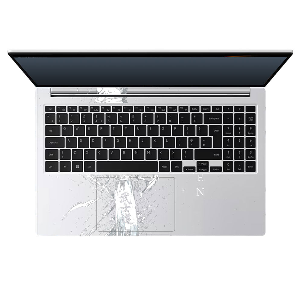 Transparent Kaizen Samurai Sword Samsung Galaxy Book 4 15.6 Laptop Skin
