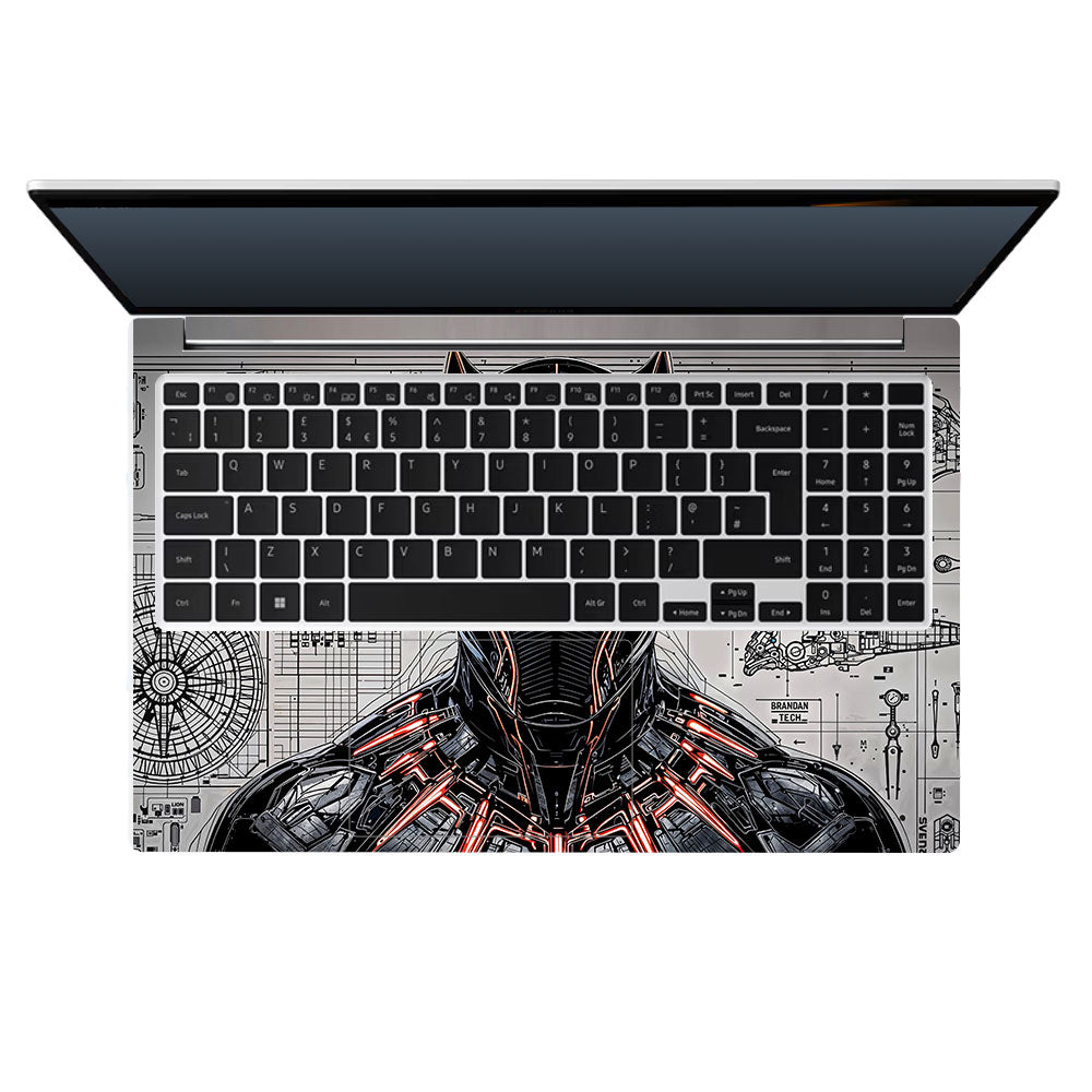 Black Panther Vibranium Tech Samsung Galaxy Book 4 15.6 3D Laptop Skin