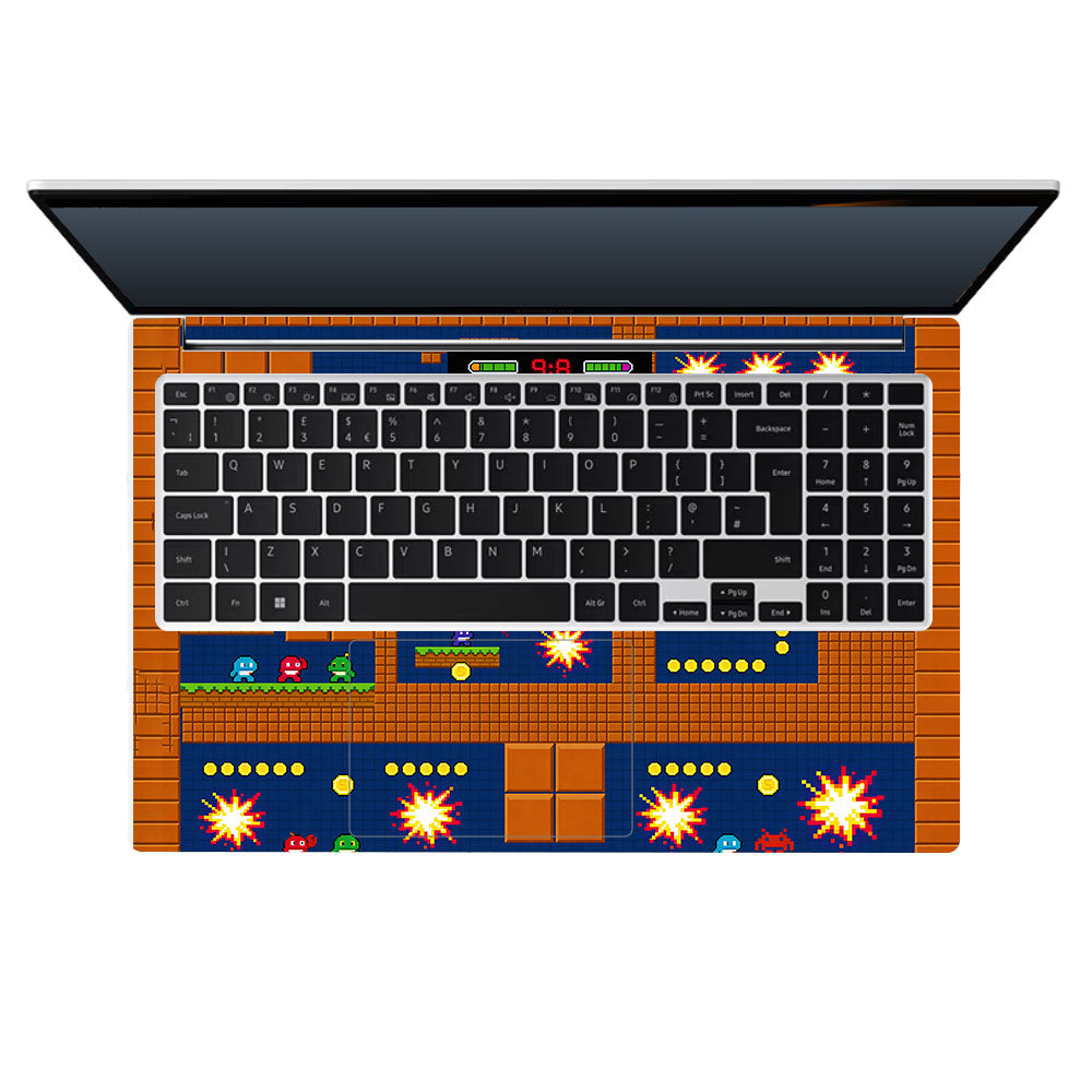 Pixelated Retro Arcade Samsung Galaxy Book 4 15.6 3D Laptop Skin