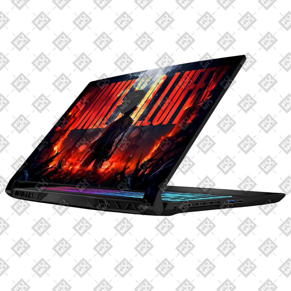 Monkey D. Luffy Blazing Red MSI Katana 15 B13V Laptop Skin