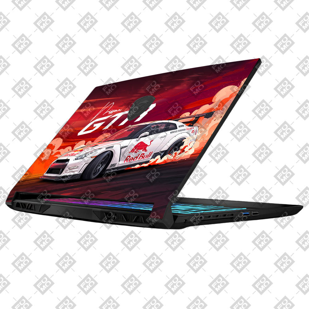 Nissan GTR Red Bull Drift Fury MSI Katana 15 B13V Laptop Skin