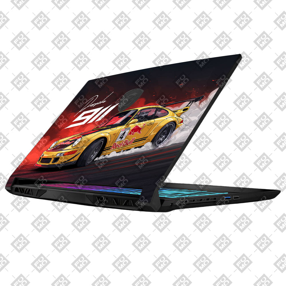 Porsche 911 Red Bull Classic Racer MSI Katana 15 B13V Laptop Skin