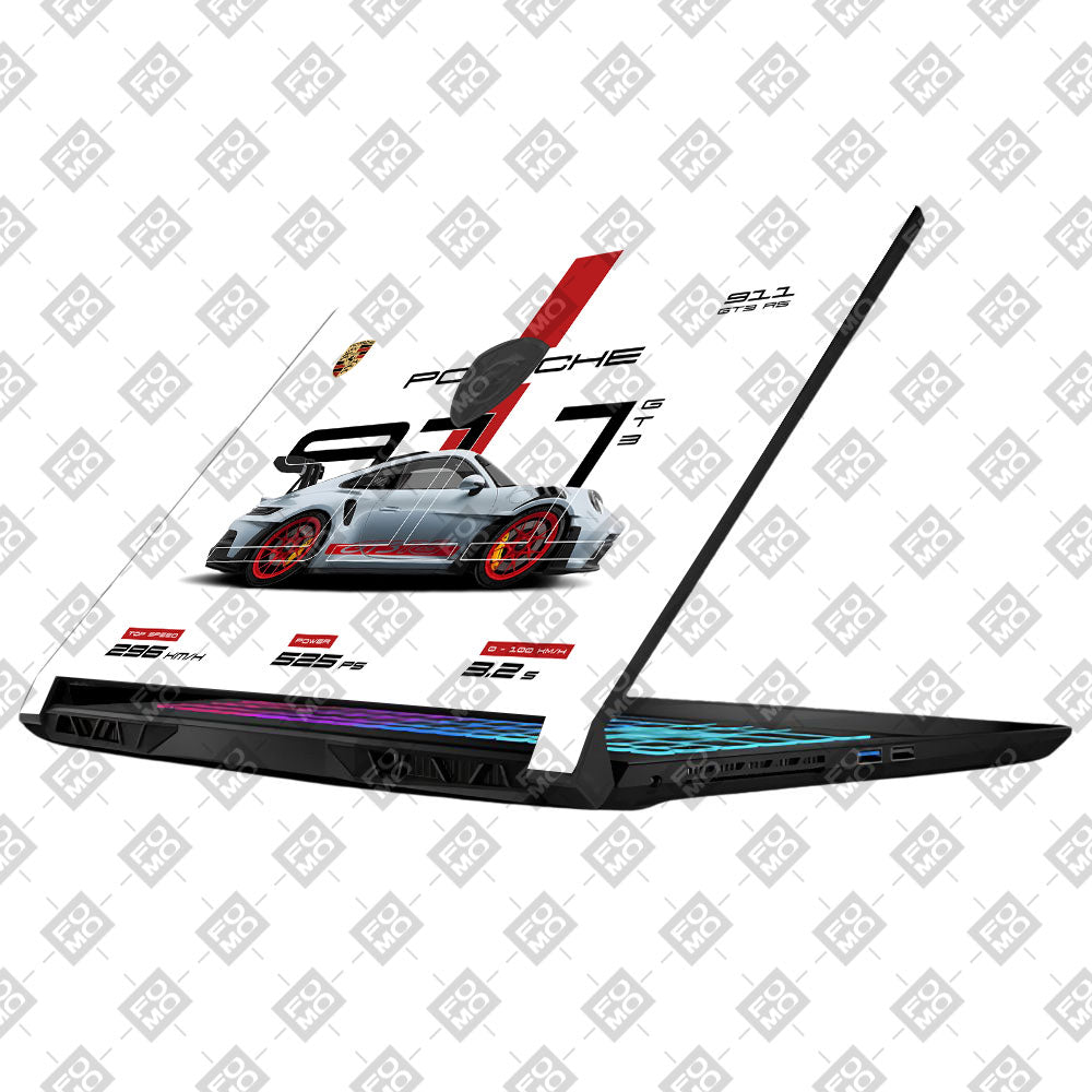 Porsche 911 GT3 RS MSI Katana 15 B13V Laptop Skin