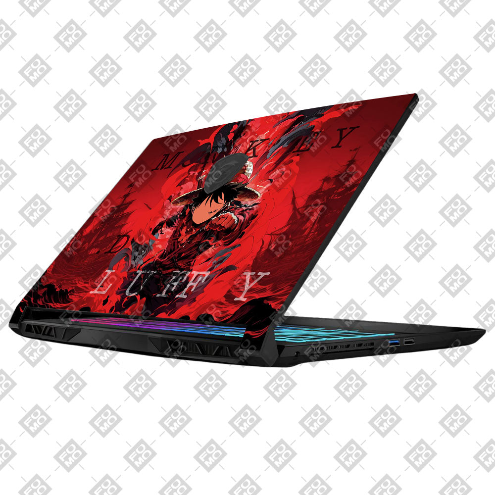 Red King Luffy MSI Katana 15 B13V Laptop Skin