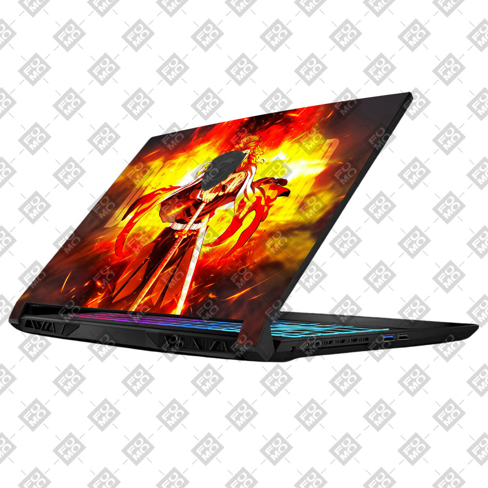 Flame Hashira Rengoku MSI Katana 15 B13V Laptop Skin