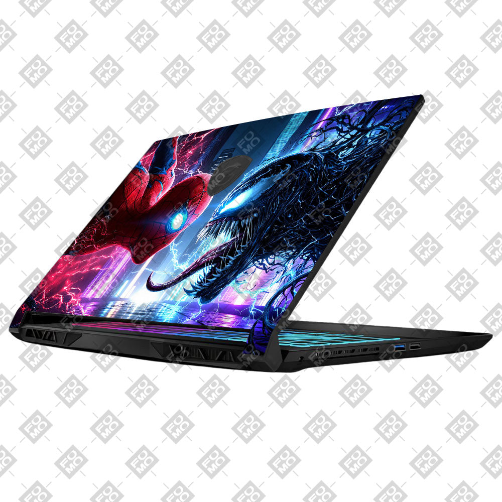 Spiderman vs Venom Showdown MSI Katana 15 B13V Laptop Skin
