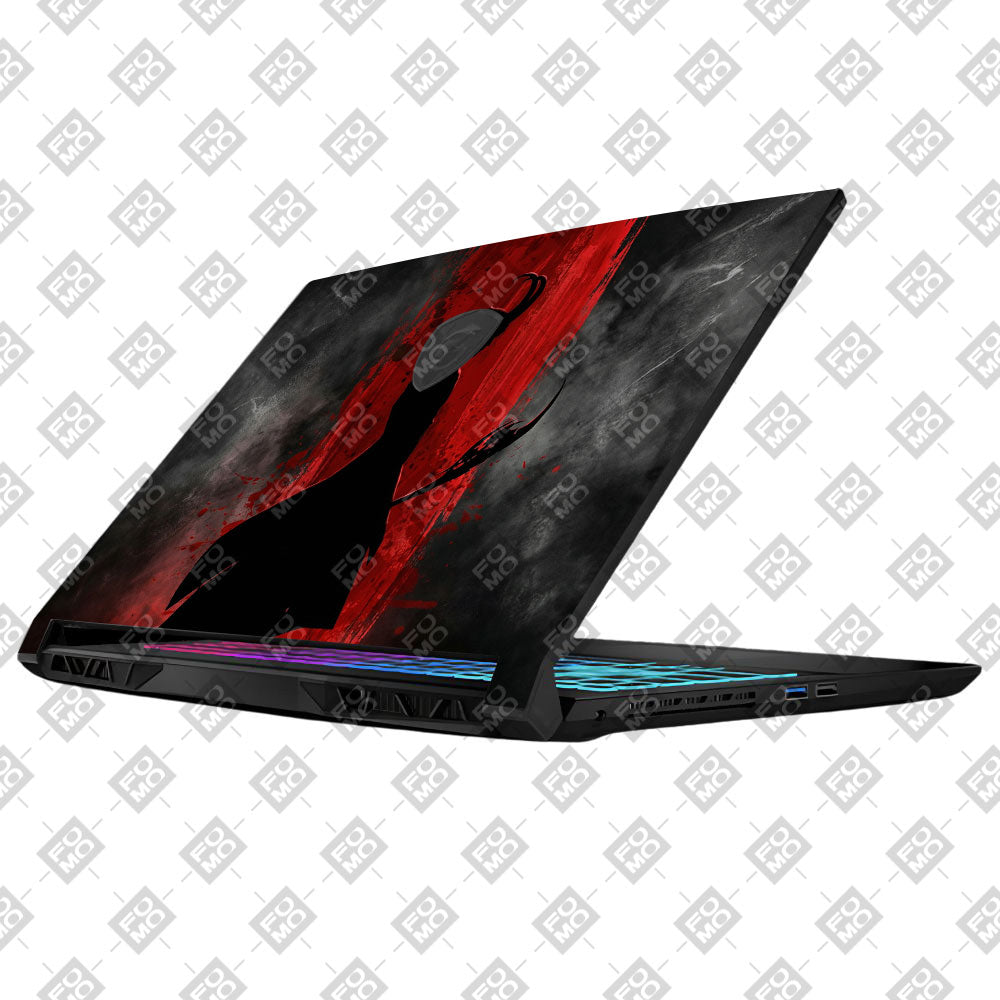 Loki Silhouette Red Strike MSI Katana 15 B13V Laptop Skin