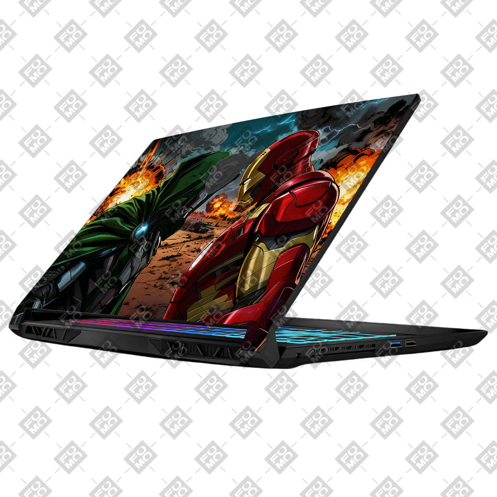 Iron Man vs Doom MSI Katana 15 B13V Laptop Skin