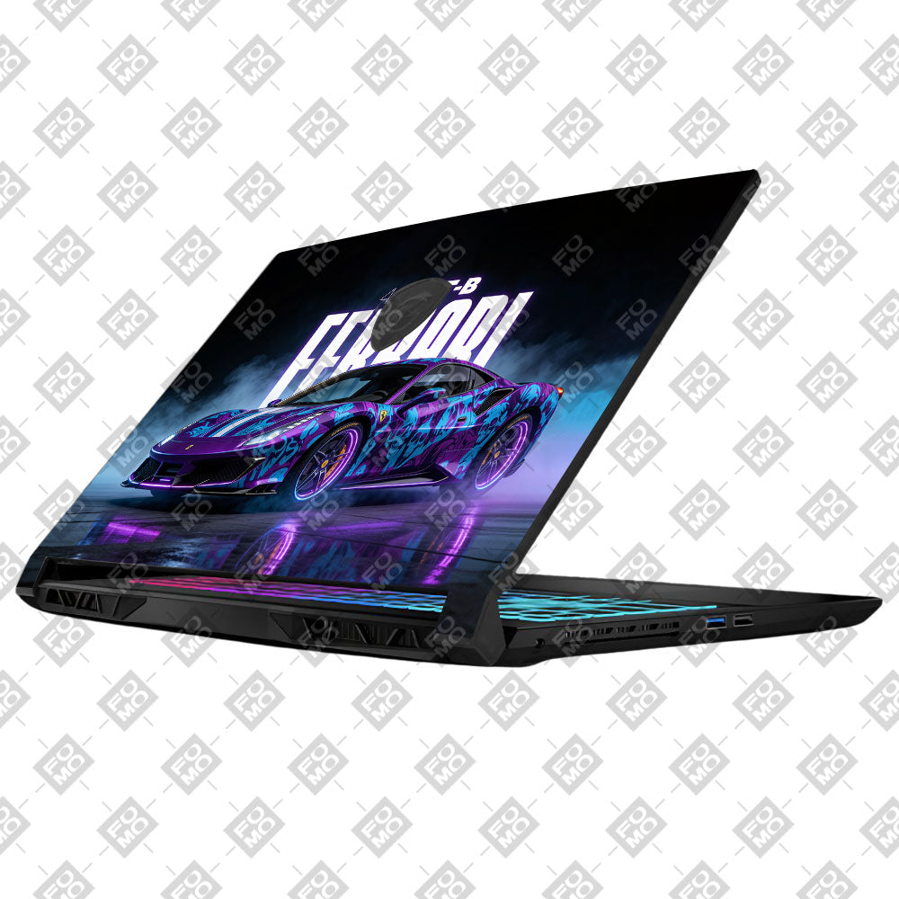 Psycho Drive Ferrari 488 MSI Katana 15 B13V Laptop Skin