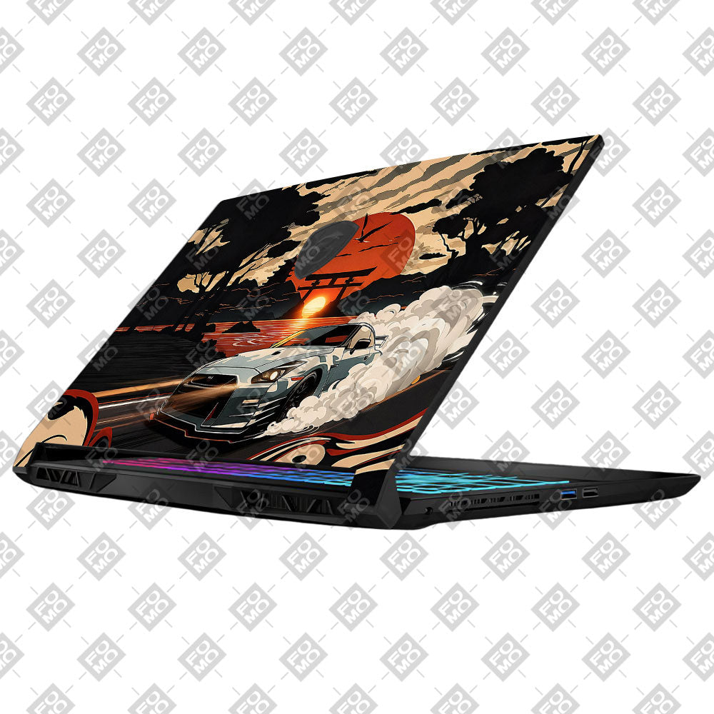 Samurai Rising Sun GTR MSI Katana 15 B13V Laptop Skin