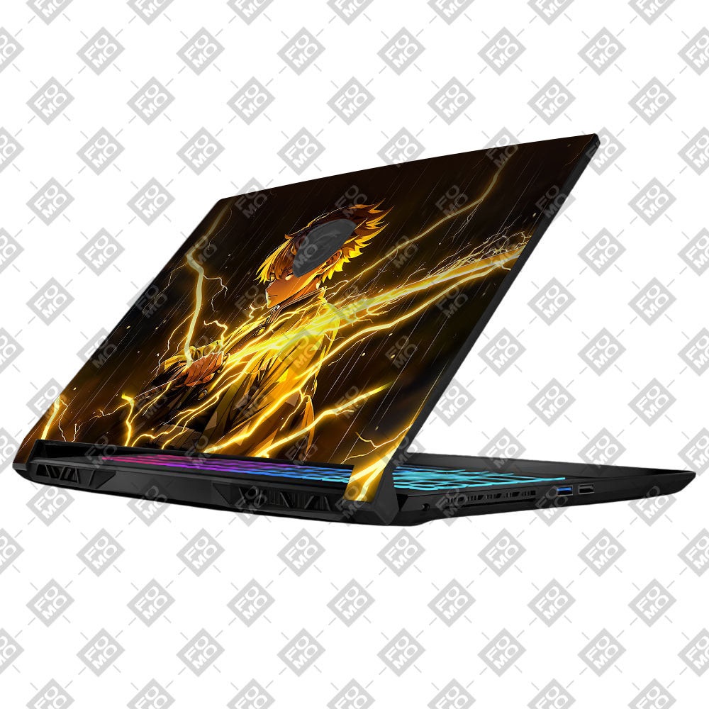 Thunder Soul Lightning Zenitsu MSI Katana 15 B13V Laptop Skin