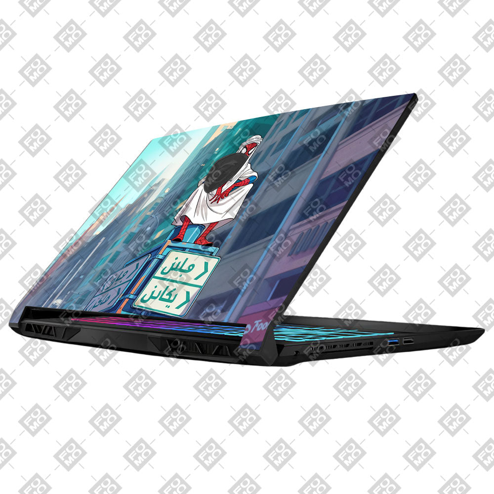 Arabian Spider Man MSI Katana 15 B13V Laptop Skin