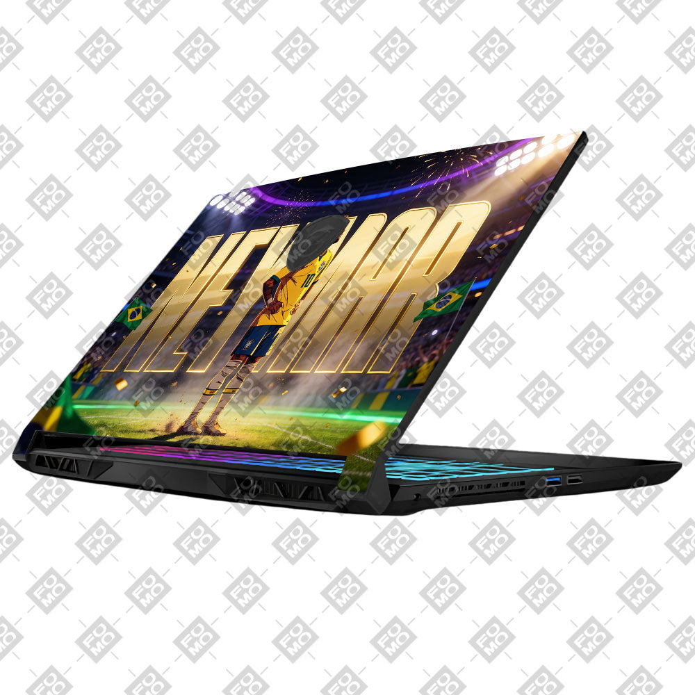 Neymar Golden Aura MSI Katana 15 B13V Laptop Skin