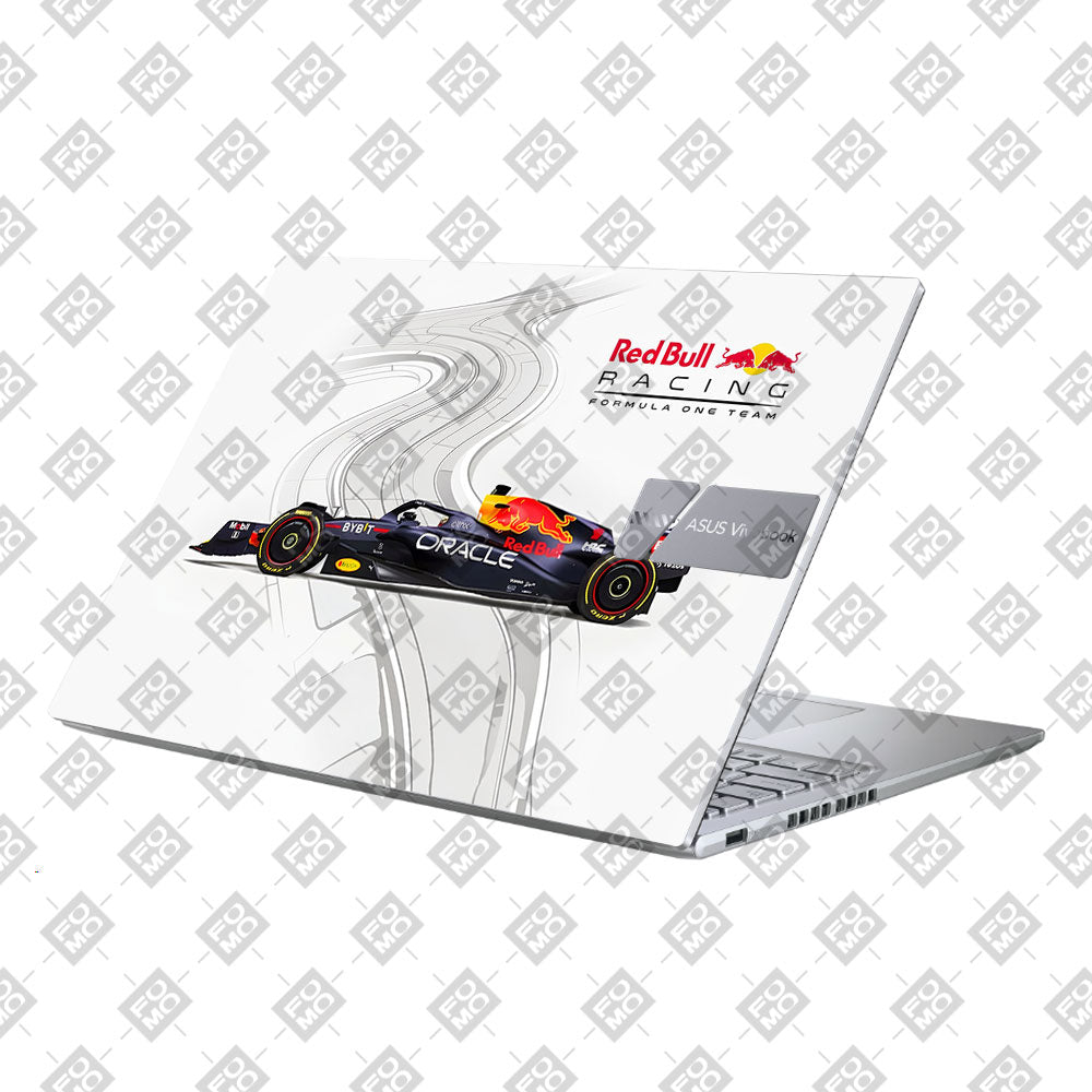 Red Bull Racing in Action Asus Vivobook X1605ZA Laptop Skin