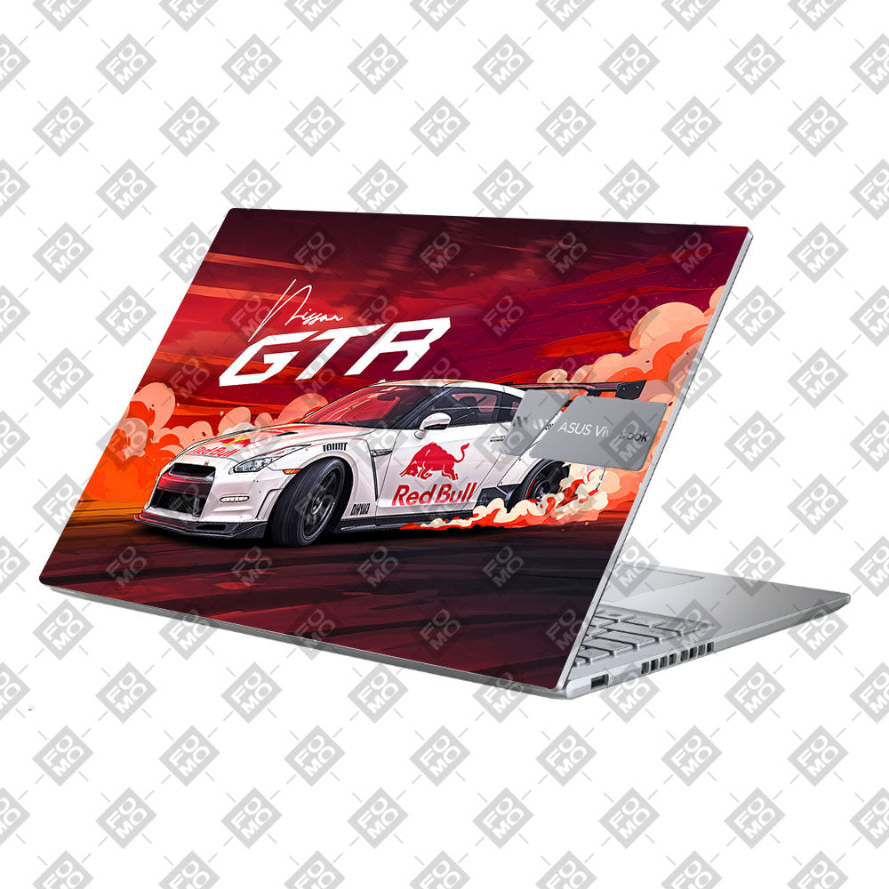 Nissan GTR Red Bull Drift Fury Asus Vivobook X1605ZA Laptop Skin