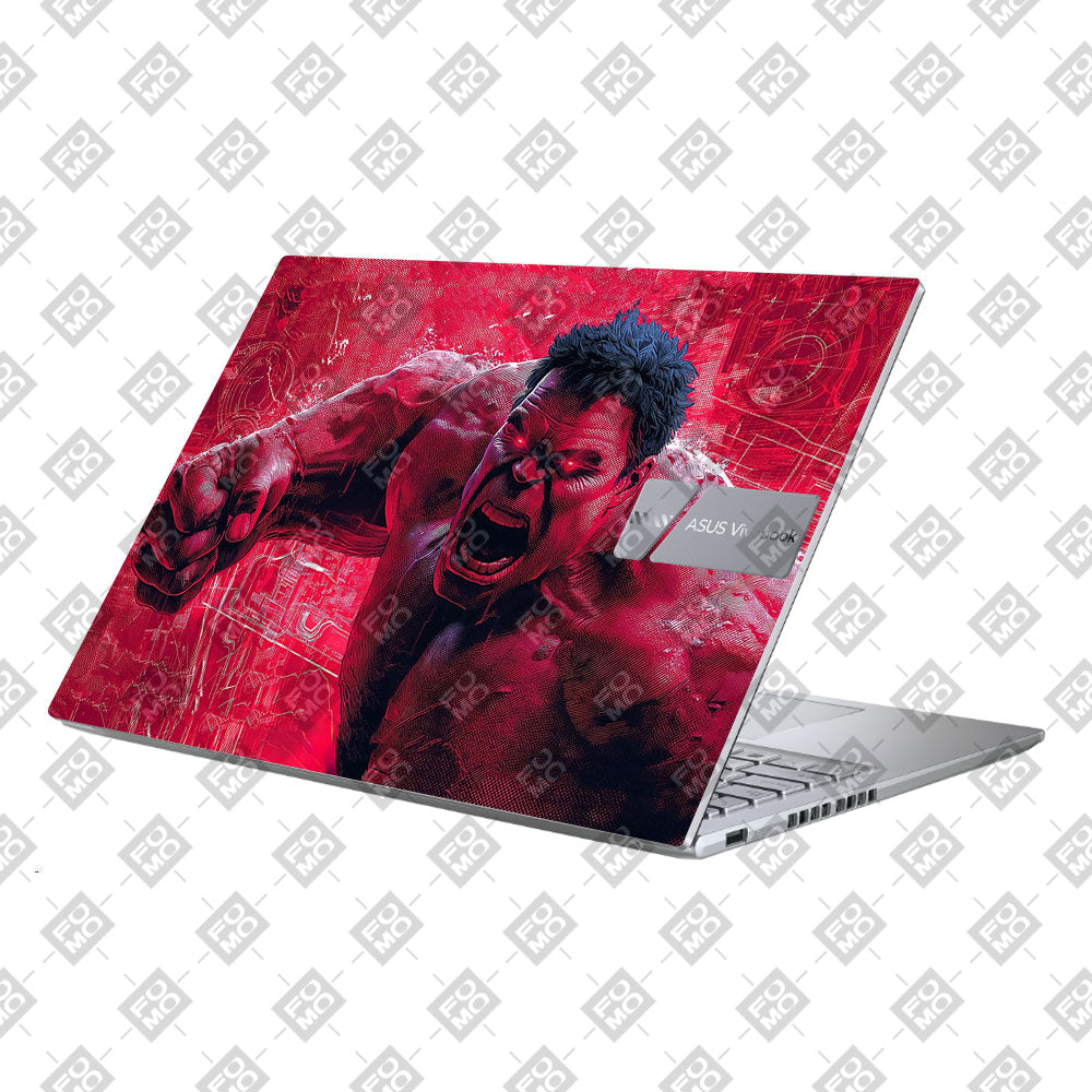 Red Comic Giant Asus Vivobook X1605ZA Laptop Skin