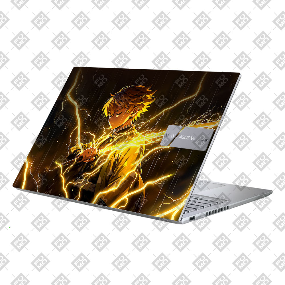 Thunder Anime Swordsman Asus Vivobook X1605ZA Laptop Skin