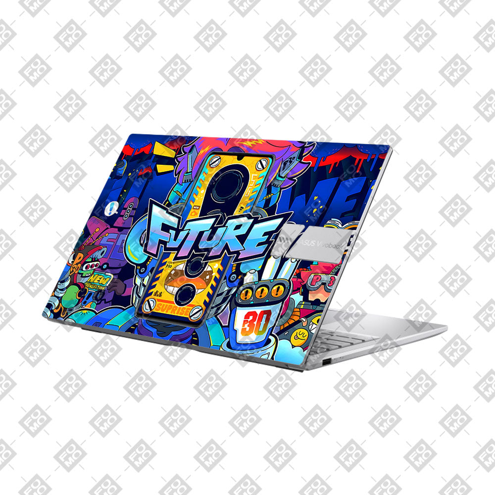 Futuristic Cyberpunk Vision Asus Vivobook 15 X1504ZA Laptop Skin