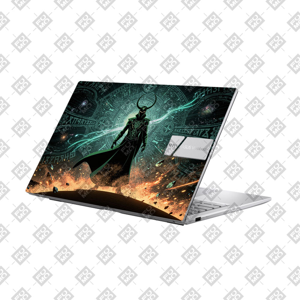 Loki God of Mischief Neon Asus Vivobook 15 X1504ZA Laptop Skin