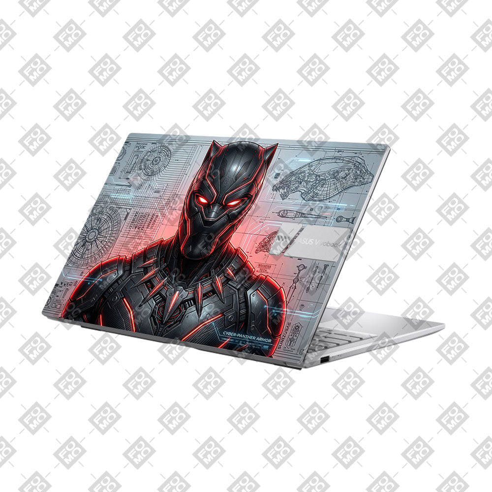 Black Panther Vibranium Tech Asus Vivobook 15 X1504ZA Laptop Skin