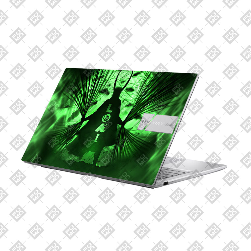 Loki's Green Aura Asus Vivobook 15 X1504ZA Laptop Skin