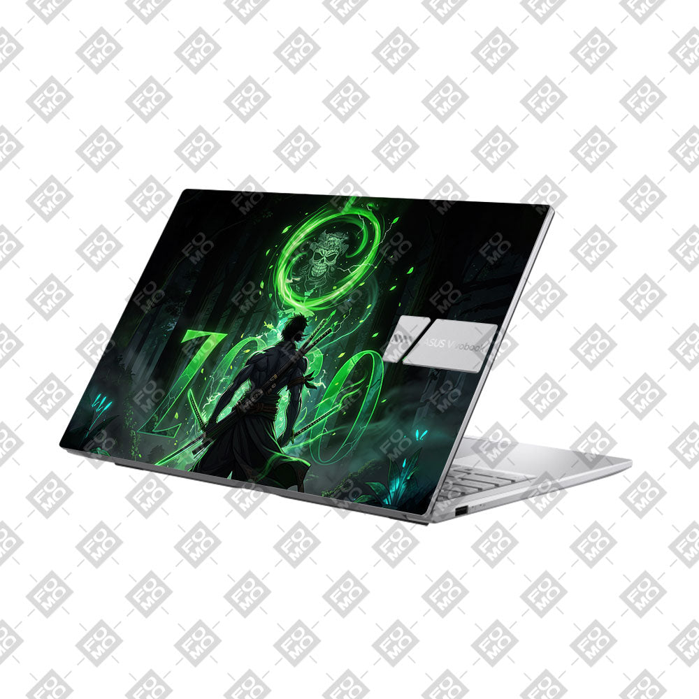 Zoro Green Aura Asus Vivobook 15 X1504ZA Laptop Skin