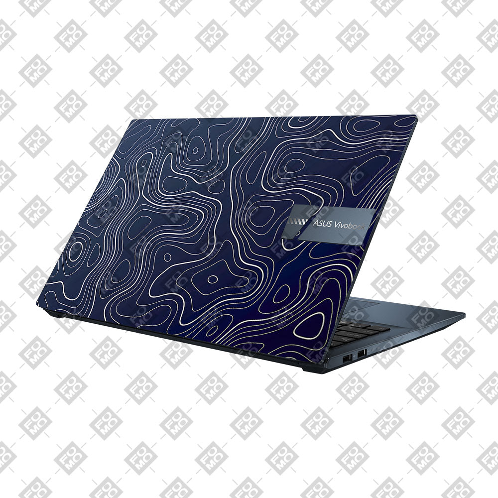 Fluid Lines Design Asus Vivobook Pro 15 M6500QC & M6500QH Laptop Skin