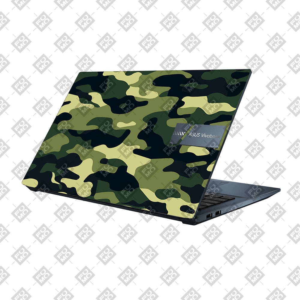 Forest Green Camo Asus Vivobook Pro 15 M6500QC & M6500QH Laptop Skin