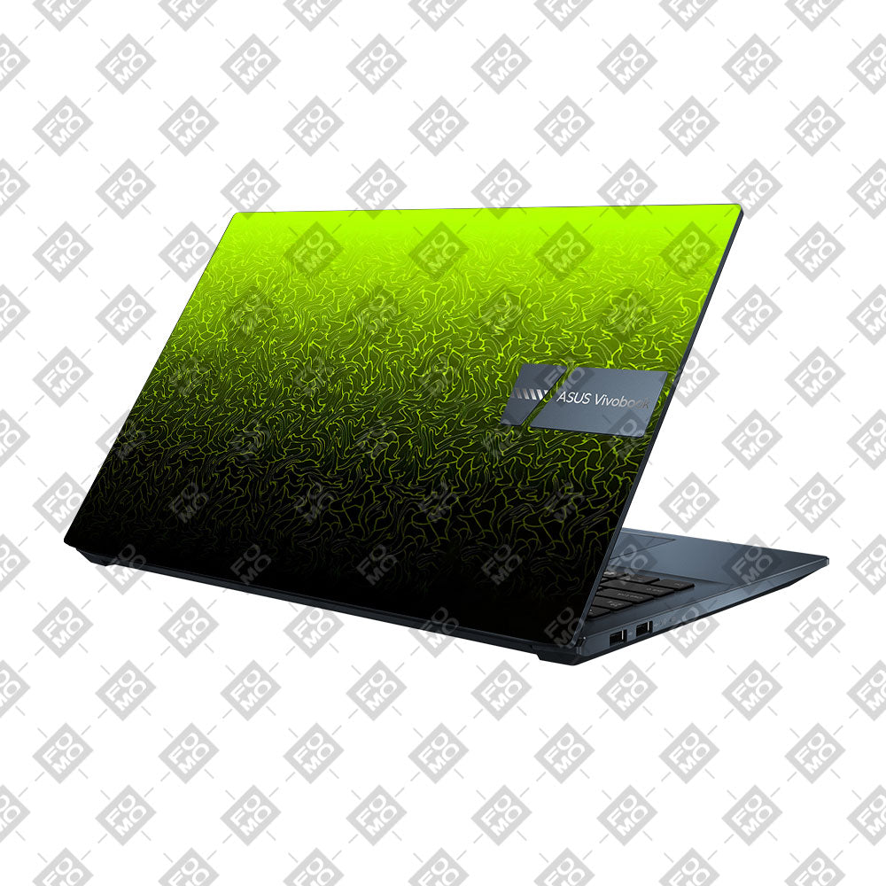 Lime Yellow to Black Gradient Asus Vivobook Pro 15 M6500QC & M6500QH Laptop Skin