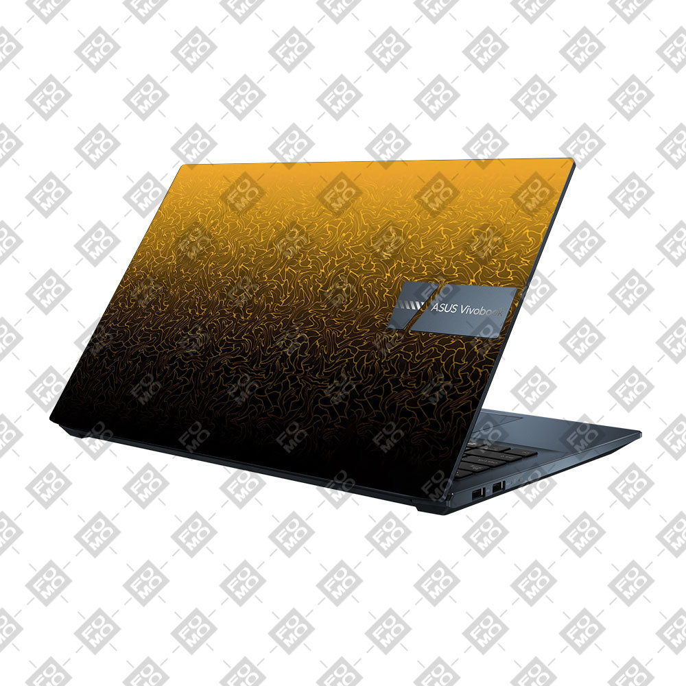 Orange to Black Gradient Asus Vivobook Pro 15 M6500QC & M6500QH Laptop Skin