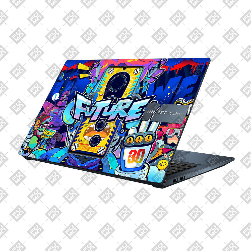 Futuristic Cyberpunk Vision Asus Vivobook Pro 15 M6500QC & M6500QH Laptop Skin