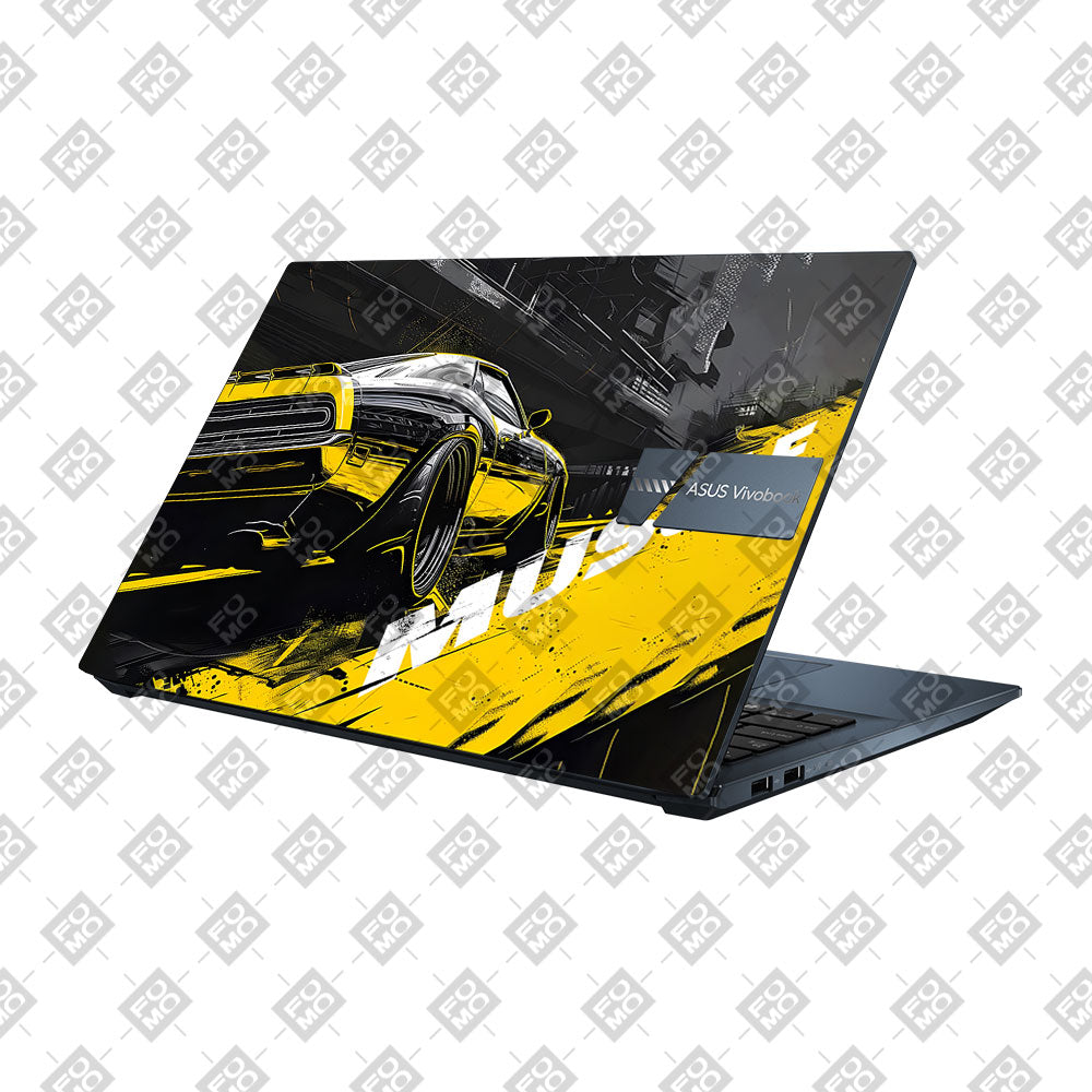 Black Muscle Asus Vivobook Pro 15 M6500QC & M6500QH Laptop Skin